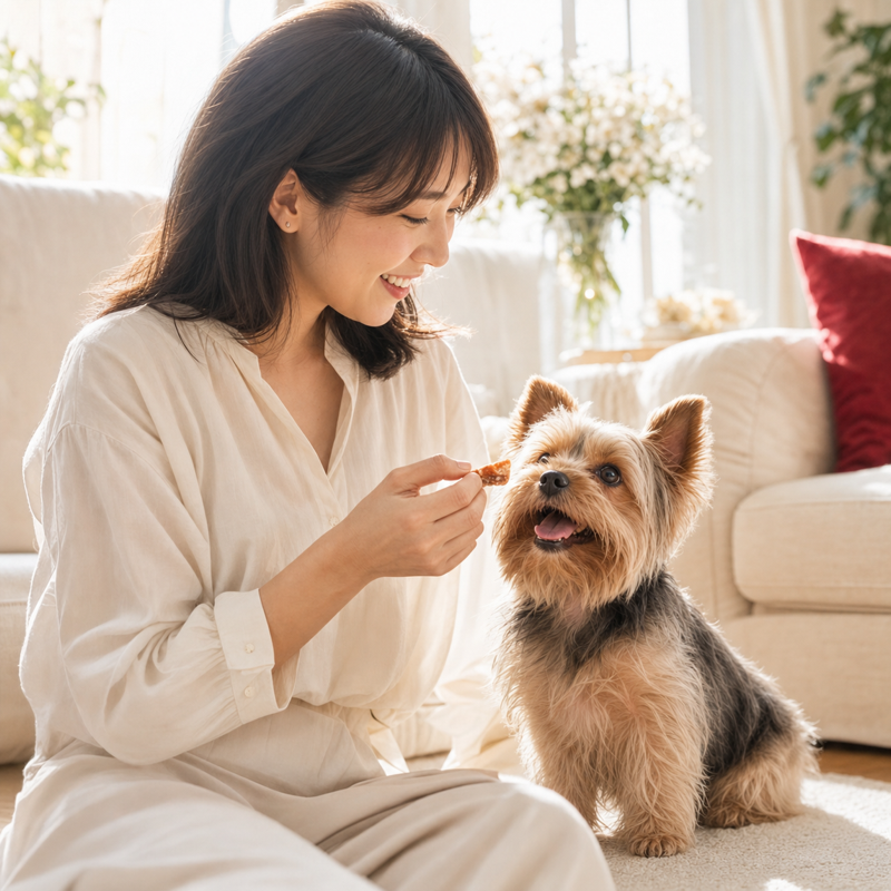 愛犬と過ごすWAGYU愛用者のイメージ